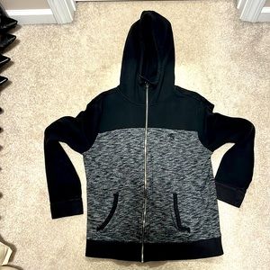 Express mens hooded zip up sweatshirt
